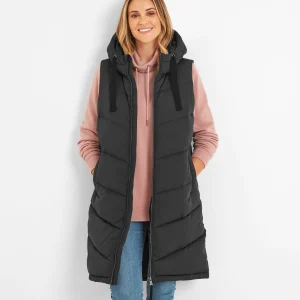 Clearance TOG24 Ranskill Women's Quilted Gilet | Washed Black