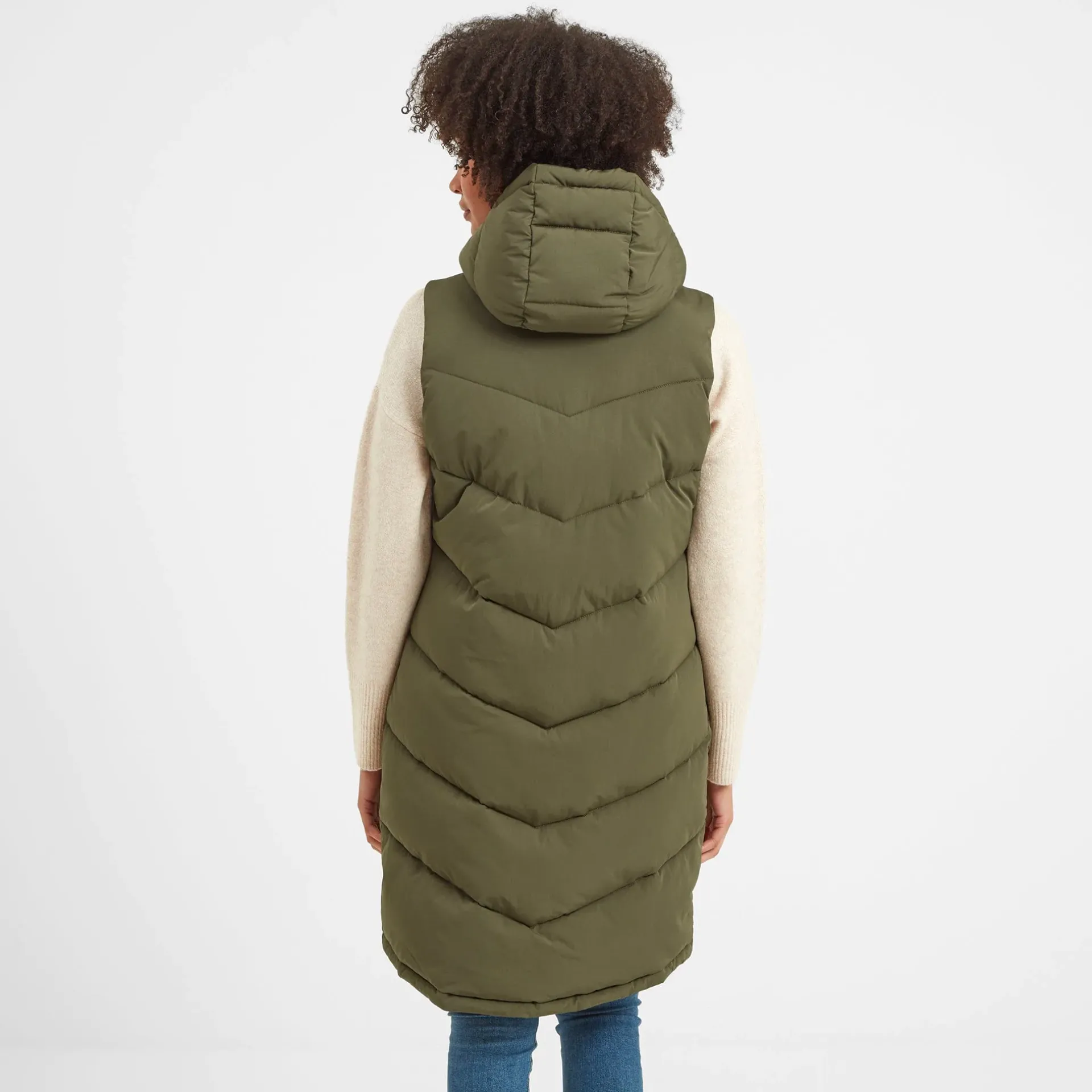 ranskill-womens-khaki-extra-lo-SEuFrFcz-2.webp Best TOG24 Ranskill Womens Extra Long Winter Gilet | Khaki