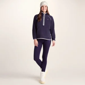 Sale TOG24 Rawson Womens Fleece Zip Neck Oxford Blue