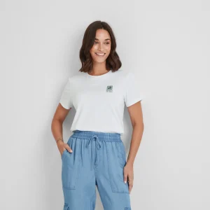 New TOG24 Respect Womens T-Shirt Optic White