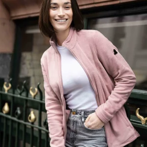 Best TOG24 Revive Womens Fleece Jacket Faded Pink