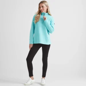 Sale TOG24 Revive Womens Quarter Zip Fleece Shore Blue