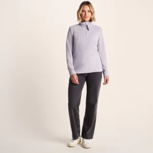Online TOG24 Revive Womens Quarter Zip Fleece Lavender Grey
