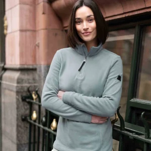 Hot TOG24 Revive Womens Quarter Zip Fleece Smokey Teal