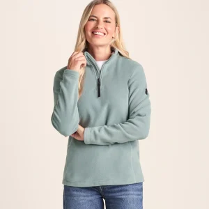 Hot TOG24 Revive Womens Quarter Zip Fleece Smokey Teal