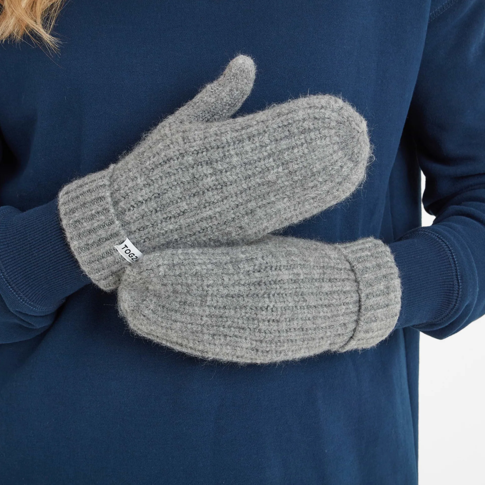 rio-mittens-in-mid-grey-marl-UIpTicBo-0.webp Online TOG24 Rio Mittens In | Ribbed Pattern | Mid Grey Marl