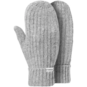 Online TOG24 Rio Mittens In | Ribbed Pattern | Mid Grey Marl
