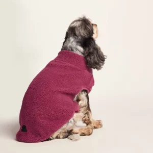 Sale TOG24 Rover Sherpa Dog Coat M Washed Burgundy