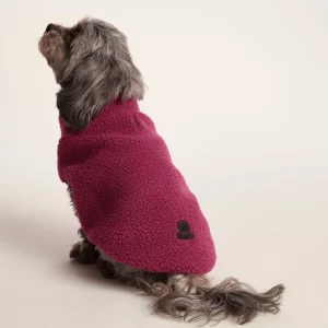 Clearance TOG24 Rover Sherpa Dog Coat XS Washed Burgundy