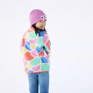 Sale TOG24 Sardi Kids Shaun The Sheep Sherpa Jacket Piglet Pink Sheep Print