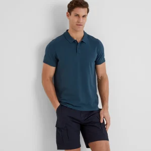 Clearance TOG24 Saul Mens Polo Shirt Inky Blue
