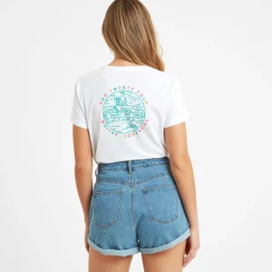 New TOG24 Seaside Womens T-Shirt Optic White
