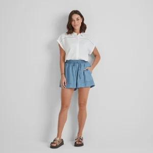 Best TOG24 Serena Womens Shirt Short Sleeve Optic White