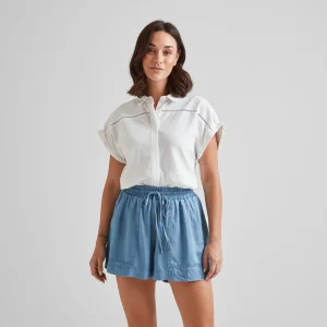 Best TOG24 Serena Womens Shirt Short Sleeve Optic White