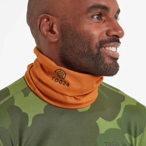 Best TOG24 Snood Multifunctional Neck Warmer Dark Orange