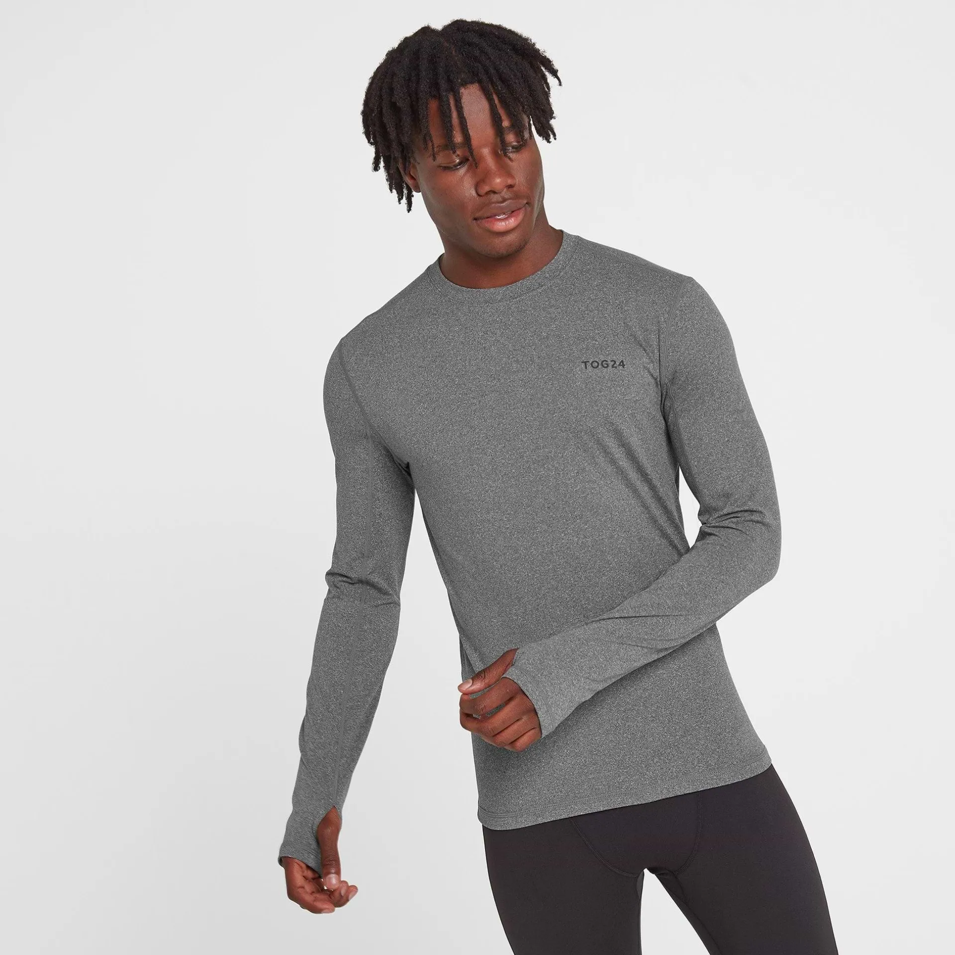 snowdon-mens-thermal-base-laye-TGXkRFCP-0.webp Online TOG24 Snowdon Mens Thermal Base Layer Crew Neck Grey Marl