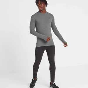 Online TOG24 Snowdon Mens Thermal Base Layer Crew Neck Grey Marl