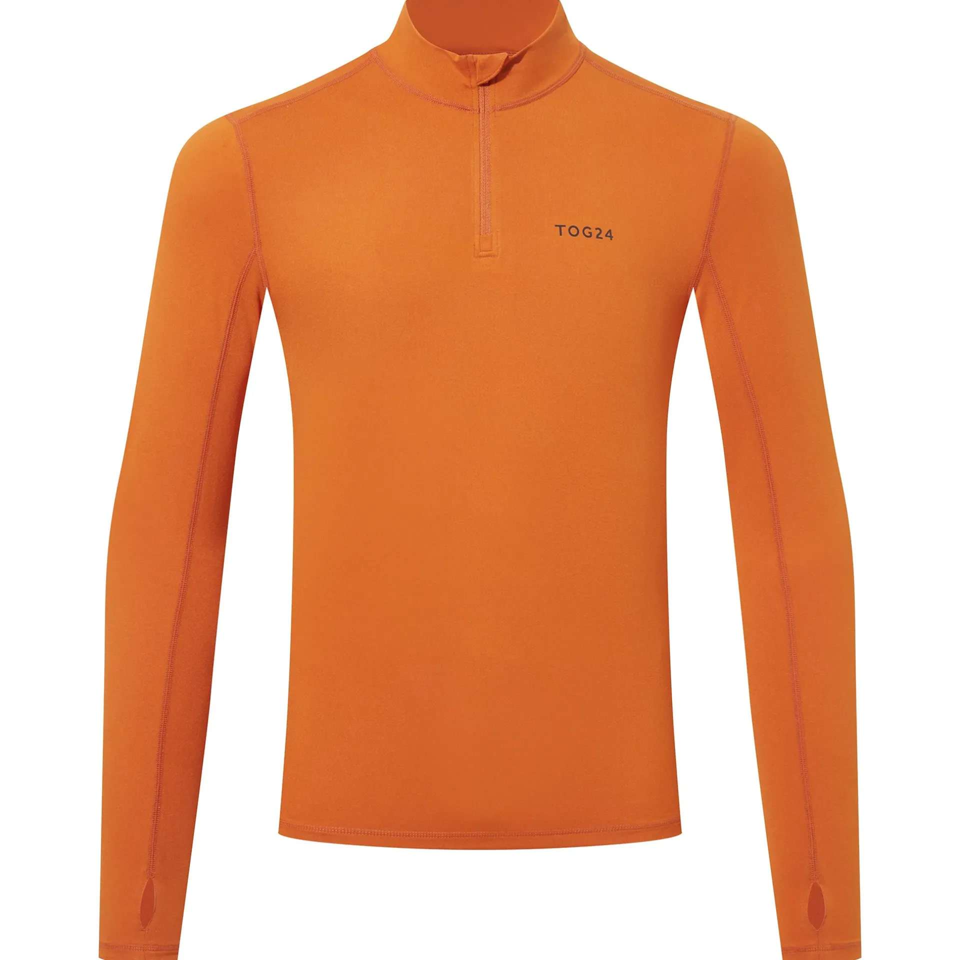 snowdon-mens-thermal-base-laye-rhnplZXO-4.webp Online TOG24 Snowdon Mens Thermal Base Layer Quarter Zip Dark Orange