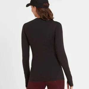 Hot TOG24 Snowdon Womens Thermal Base Layer Crew Neck Black