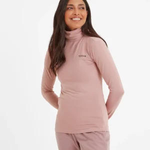 Online TOG24 Snowdon Womens Thermal Base Layer Roll Neck Faded Pink