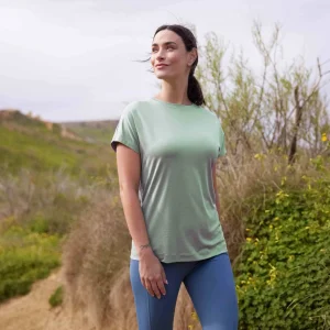 Best TOG24 Stallen Womens Tech Short Sleeve Top Pistachio Marl