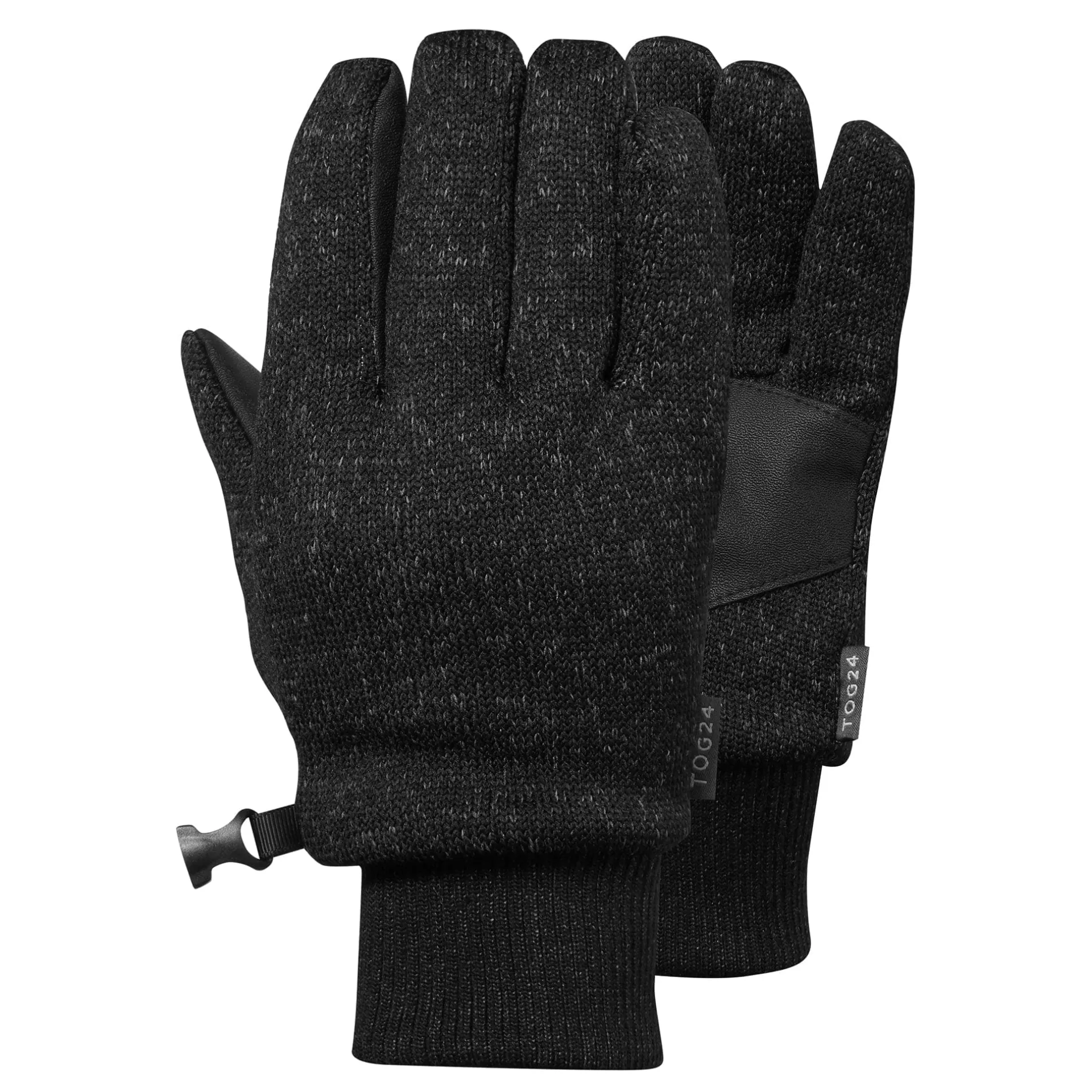 storm-black-marl-knitlook-powe-YnnnLcMF-1.webp New TOG24 Storm Knitlook Powerstretch Gloves | Black Marl