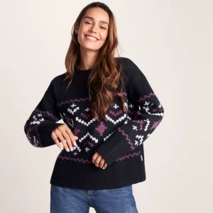 Outlet TOG24 Tamara Womens Knitted Jumper Dark Indigo