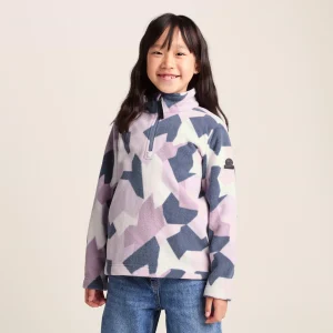 Fashion TOG24 Toffolo Kids Zipneck Fleece Abstract Mountain Print