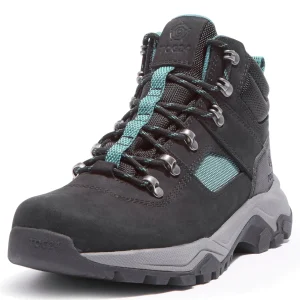 Fashion TOG24 Tundra Womens Walking Boot Black/Teal