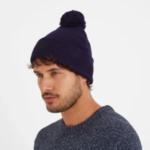 Clearance TOG24 Tyla Knit Hat In With A Bobble | Dark Marine