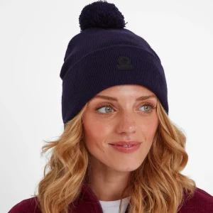 Clearance TOG24 Tyla Knit Hat In With A Bobble | Dark Marine