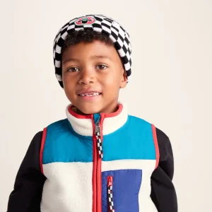 Discount TOG24 Uda Kids Shaun The Sheep Knit Hat Black White Checkerboard