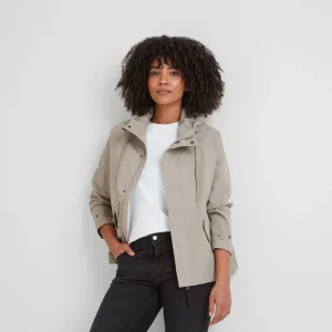 Online TOG24 Vena Womens Waterproof Jacket Dark Taupe