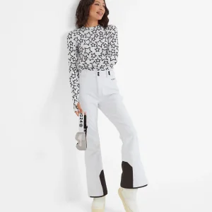 Outlet TOG24 Vista Womens Salopettes Short Optic White