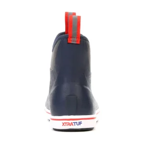 Fashion TOG24 Xtratuf Ankle Deck Mens Boot Navy/Red