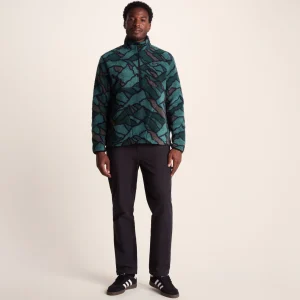 Online TOG24 Zermatt Mens Sherpa Fleece Abstract Mountain Print