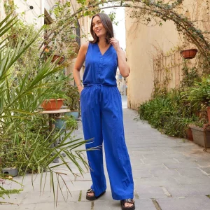 Best TOG24 Zuzanna Womens Button Down Vest Ultramarine Blue